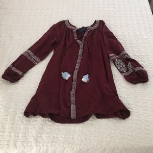 Francesca's tunic dress w/tassels